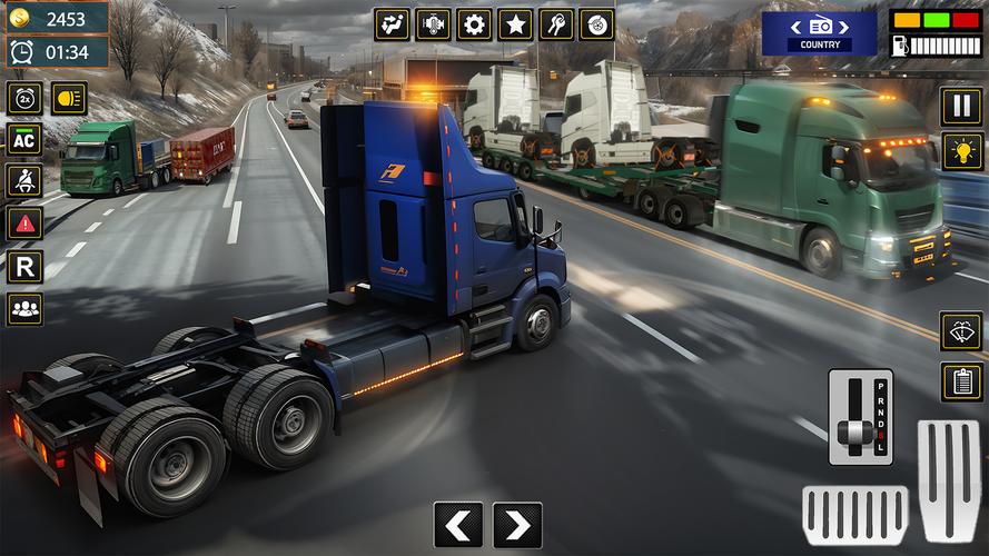 Euro Transporter Truck Games экрана 2