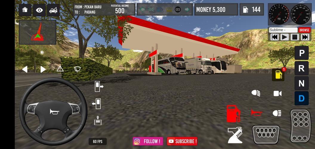 IDBS Simulator Bus Sumatera экрана 2