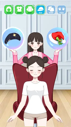 Screenshot Left or right: Magic Dress up 2