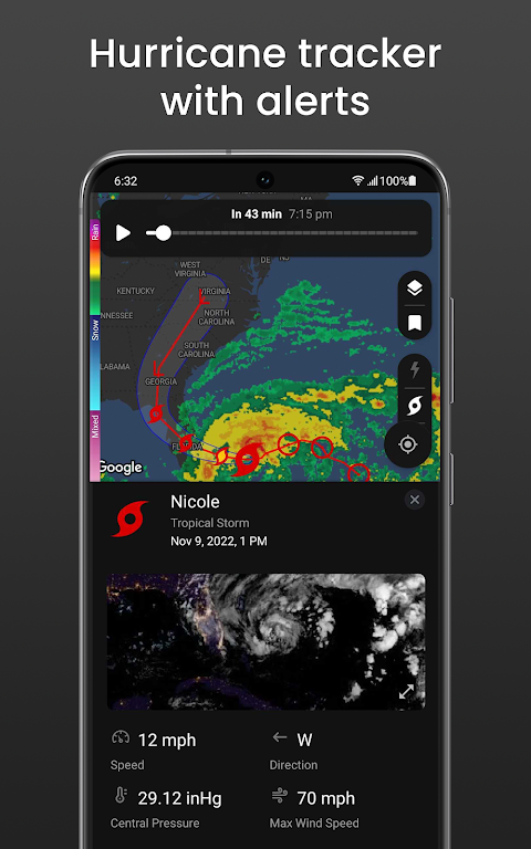 Clime: NOAA Weather Radar Live स्क्रीनशॉट 2