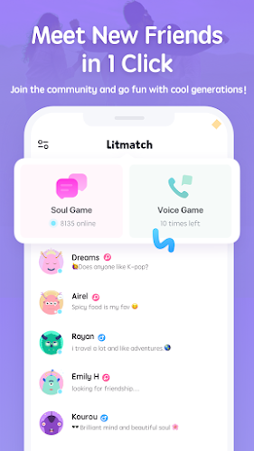 Litmatch—Make new friends Screenshot 1