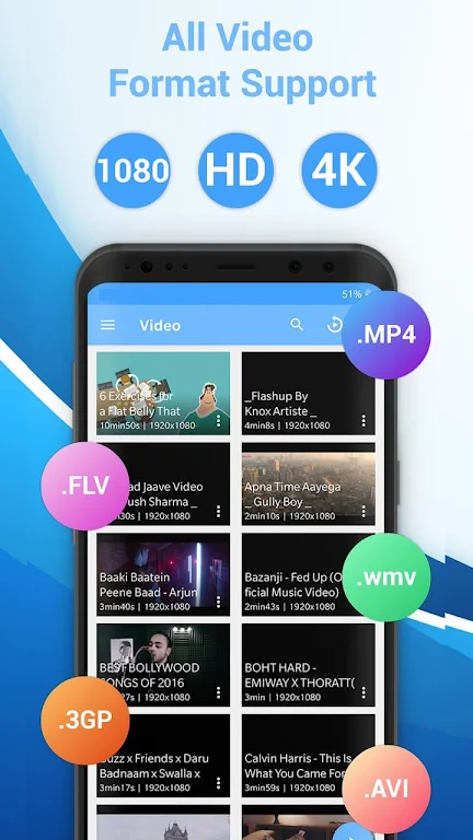 SNXX VIDEO PLAYER 2020 : All Format Video Player ဖန်သားပြင်ဓာတ်ပုံ 4