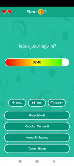 Game Tebak Lagu screenshot 2