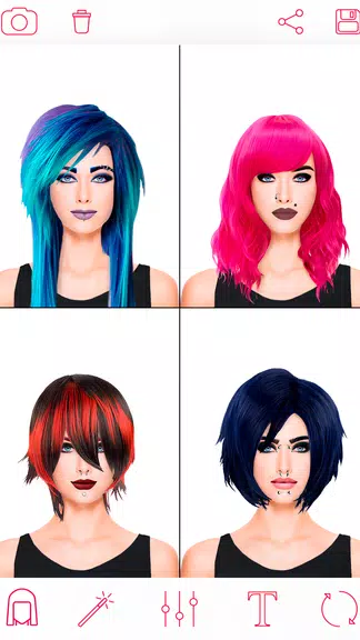 Emo Makeup & Gothic Photo App screenshot 1