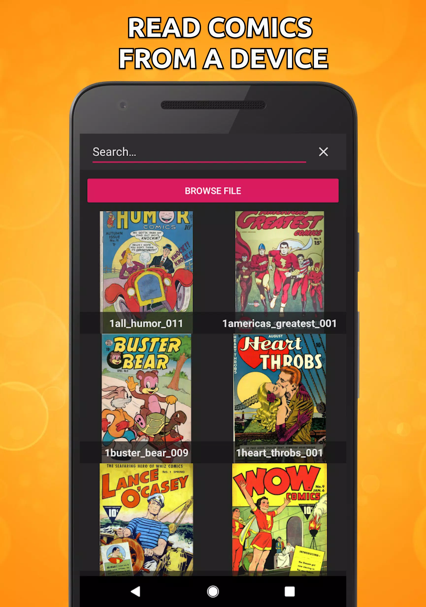 Comic Book Reader (cbz/cbr) screenshot 1