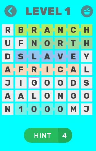 CrossWord Puzzle Game Screenshot 1