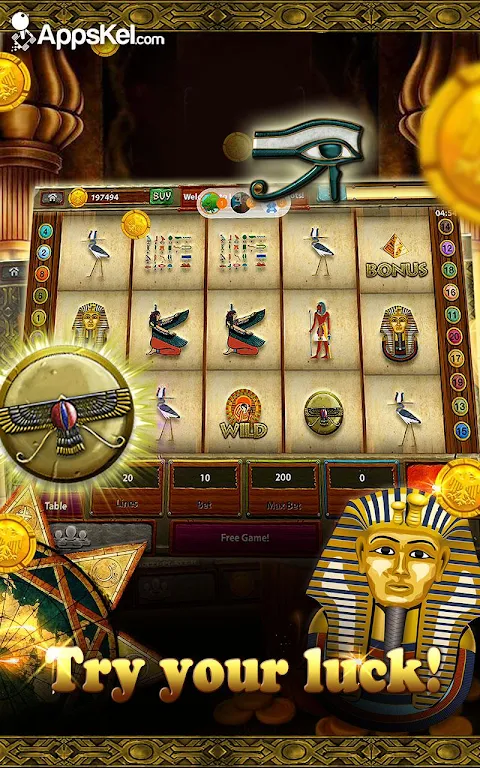 Lost Kingdom Treasure Slots– Las Vegas Casino Game ảnh chụp màn hình 2