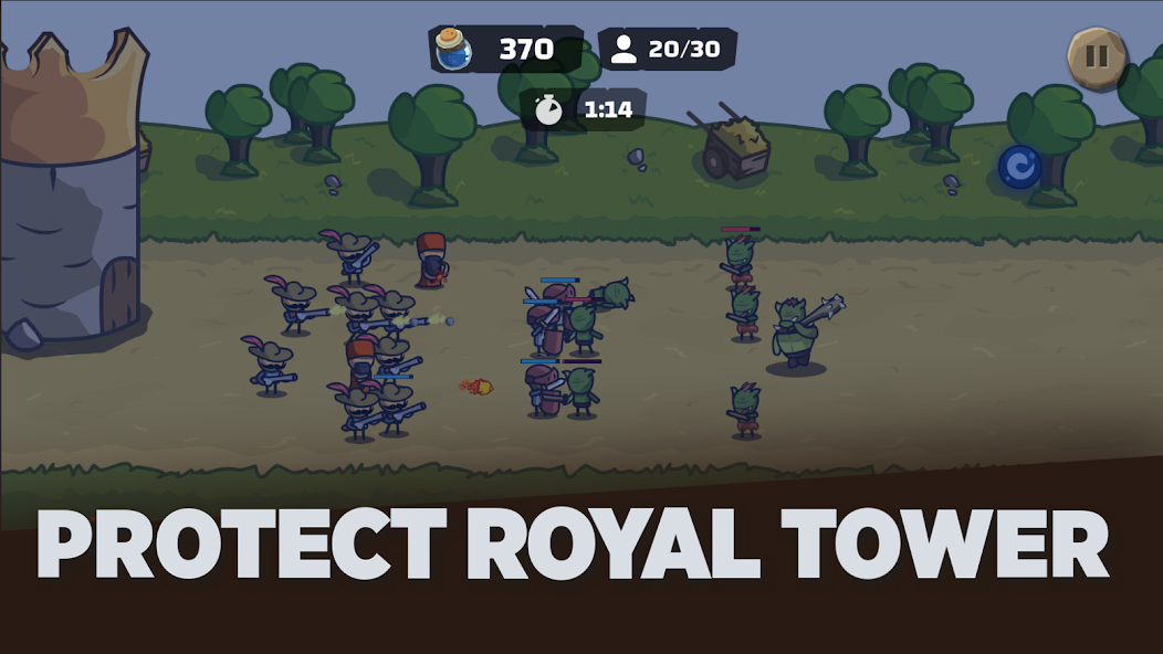 Tower Royale: Stick War Online captura de pantalla 