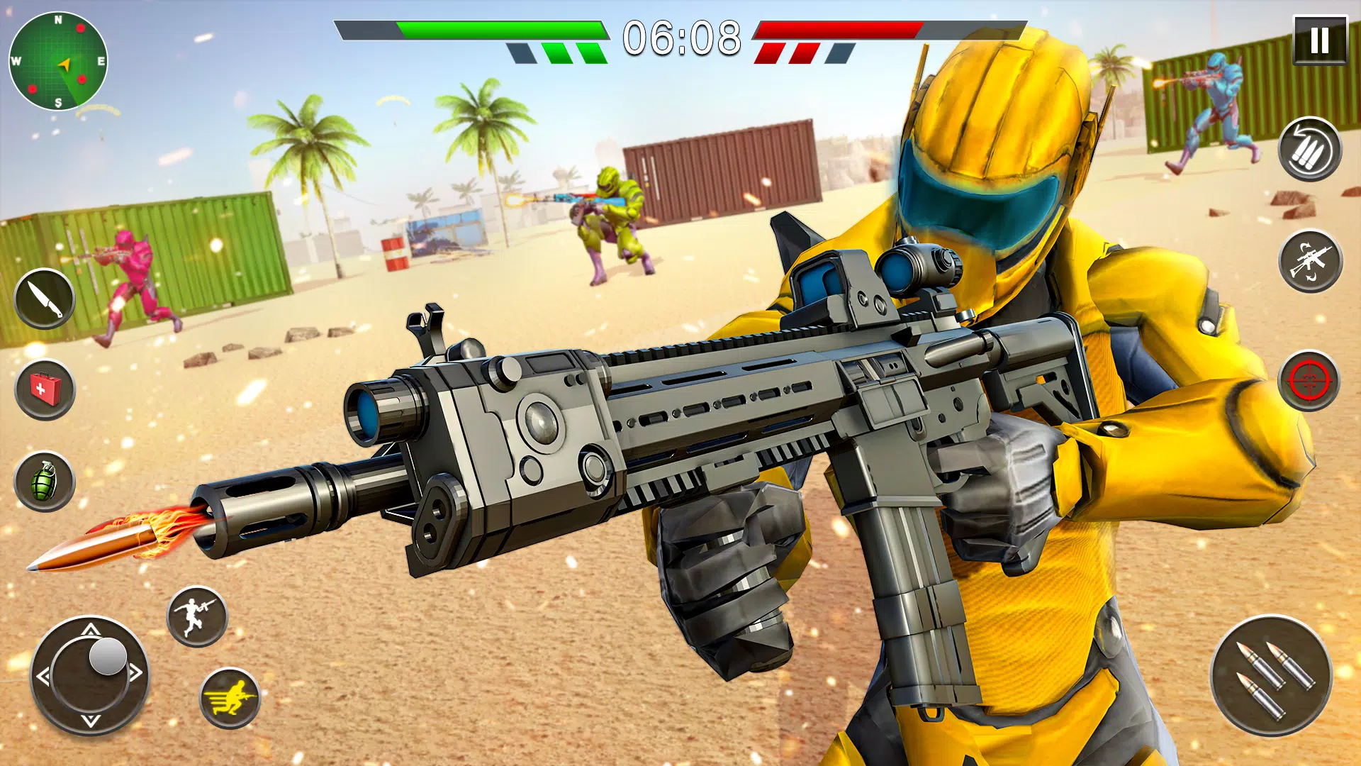 Robot Gun Battle: Offline FPS Screenshot 1