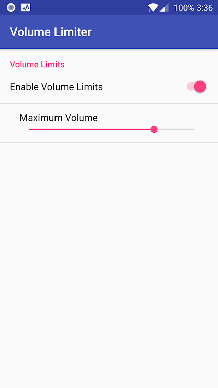 Volume Limiter ဖန်သားပြင်ဓာတ်ပုံ 1