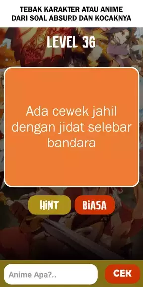 Screenshot Wibu Elite: Tebak Lagu, Anime, dan Karakternya 4