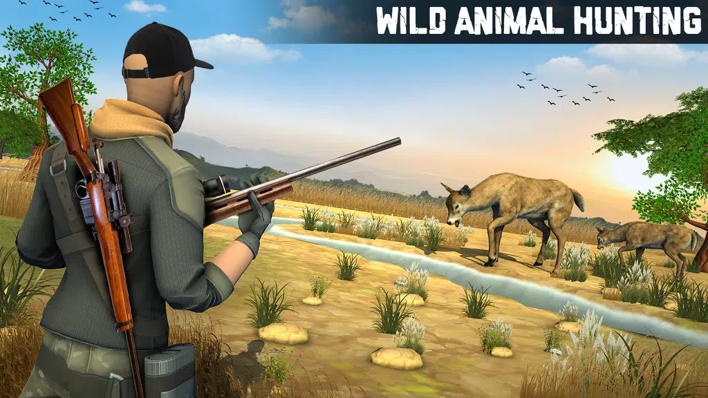 Wild Animal Hunting 3D Offline ဖန်သားပြင်ဓာတ်ပုံ 1