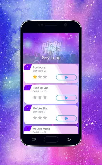 Piano Tiles - Soy Luna Girls Game स्क्रीनशॉट 2
