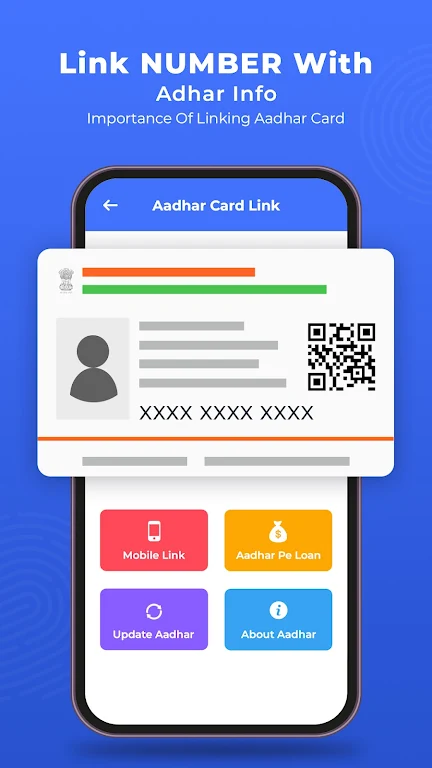 Link Number With Aadhar Info Captura de tela 1