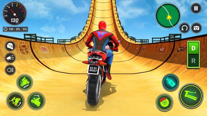 Superhero Bike Stunt Games GT zrzut ekranu 2