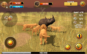 Wild Lion Simulator 3D ဖန်သားပြင်ဓာတ်ပုံ 3