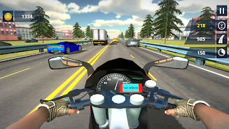 Endless Moto Traffic Racer 3D ekran görüntüsü 3