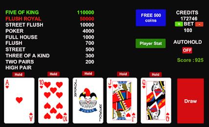 Screenshot Poker Jolly Card 1