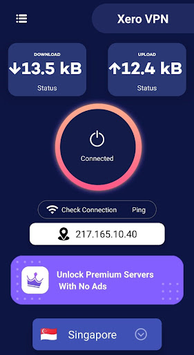 Xero VPN - Safer Internet экрана 1