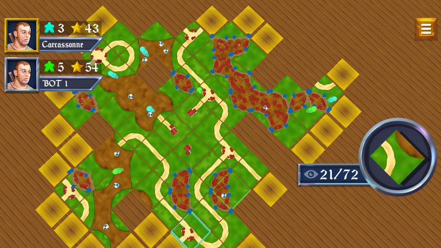 War of Carcassonne board Games captura de pantalla 