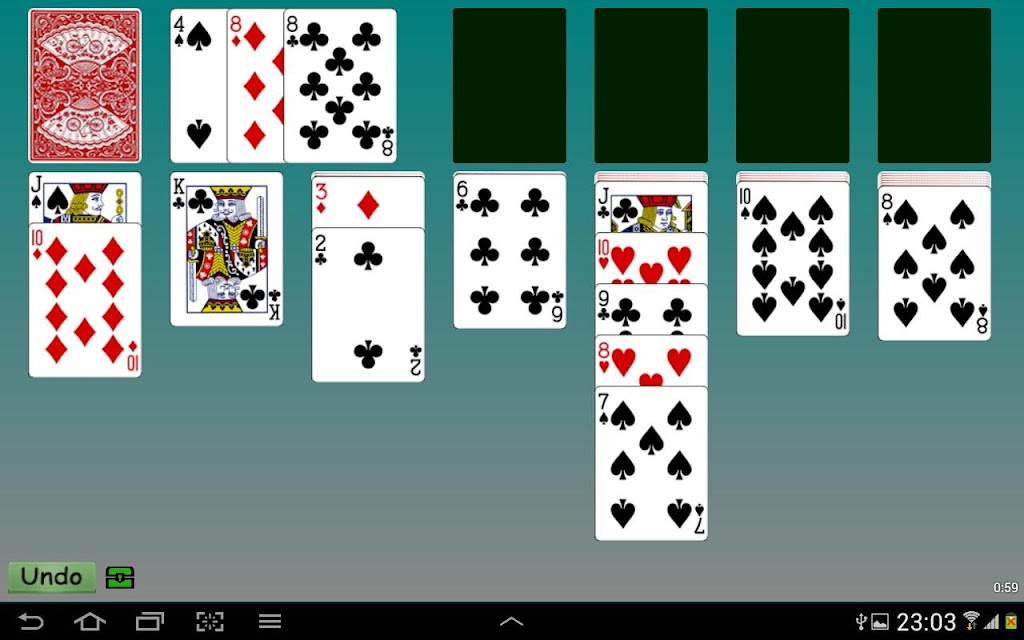 Klondike Solitaire Cards ဖန်သားပြင်ဓာတ်ပုံ 3