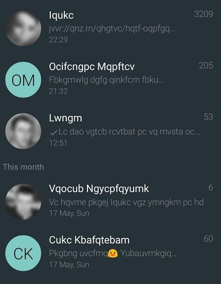 Screenshot YAATA - SMS/MMS messaging 1