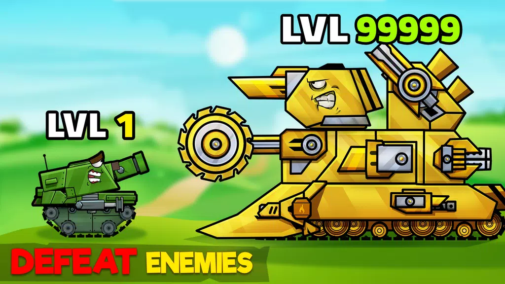 Tanks Arena io: Craft & Combat screenshot 1