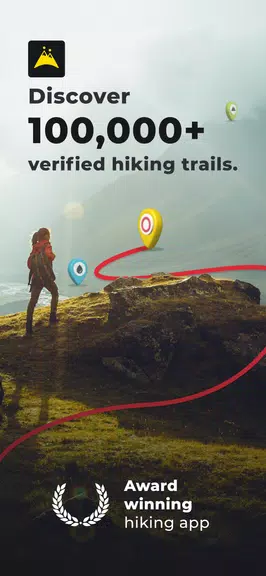 Screenshot HiiKER: App mapas trilha 1