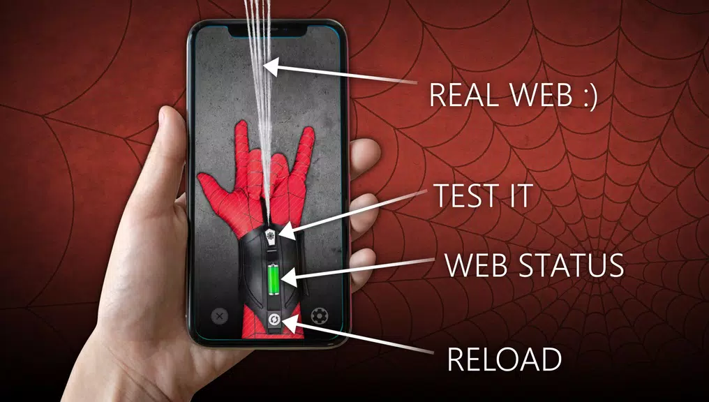 Spider Web Shooter Simulator Screenshot 1