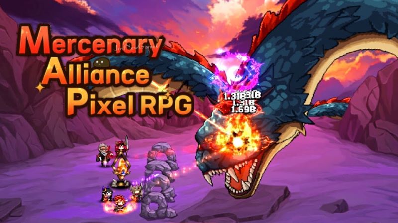 Mercenary Alliance: Pixel RPG स्क्रीनशॉट 1