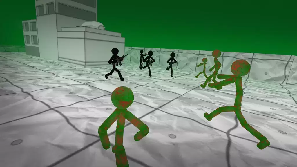 Stickman Zombie 3D ဖန်သားပြင်ဓာတ်ပုံ 2