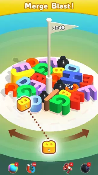 Merge Blocks 3D - 2048 Puzzle应用截图第2张