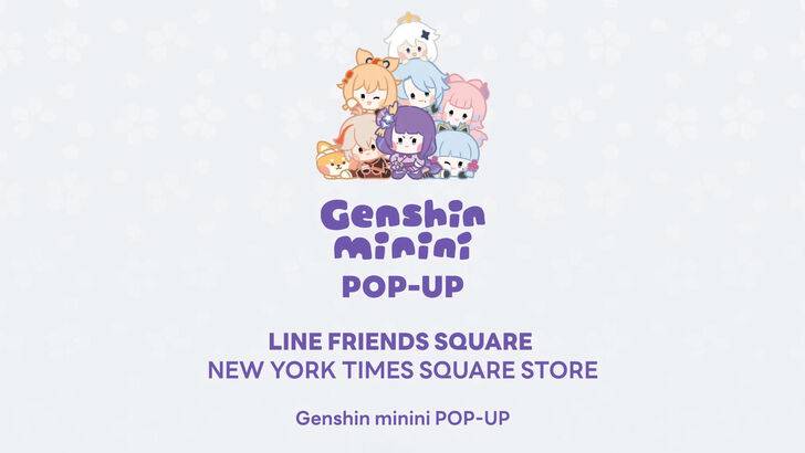 Genshin Minini pop-up store na papunta sa NYC