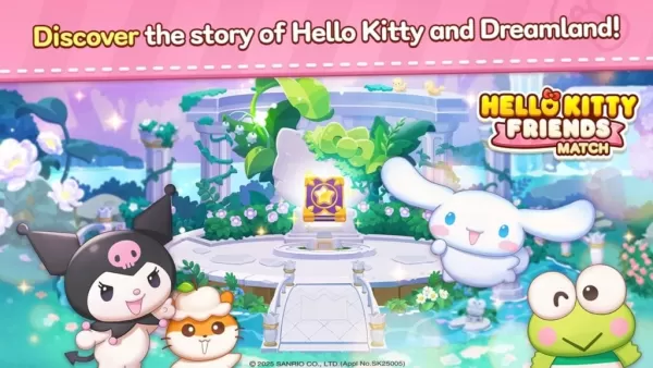 線遊戲軟發出Hello Kitty Friends Matter，一場比賽3難題