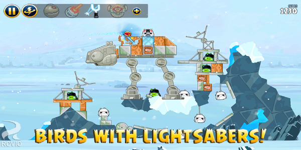 Angry Birds Star Wars экрана 2