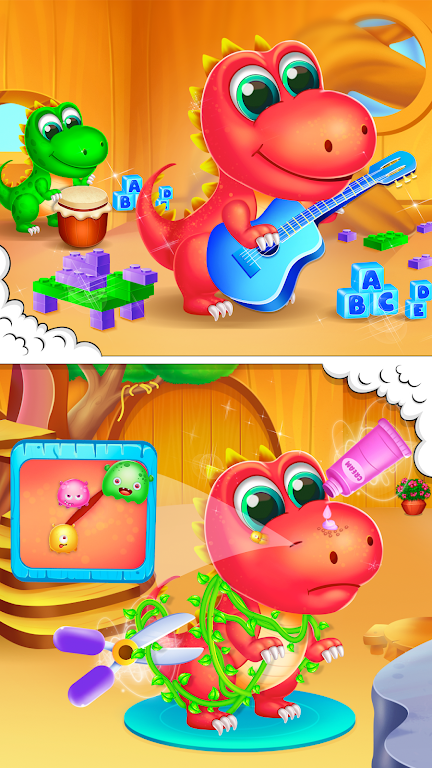 Dino daycare game экрана 3