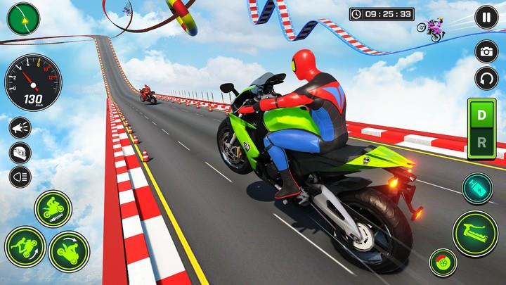 Superhero Bike Stunt Games GT ảnh chụp màn hình 4