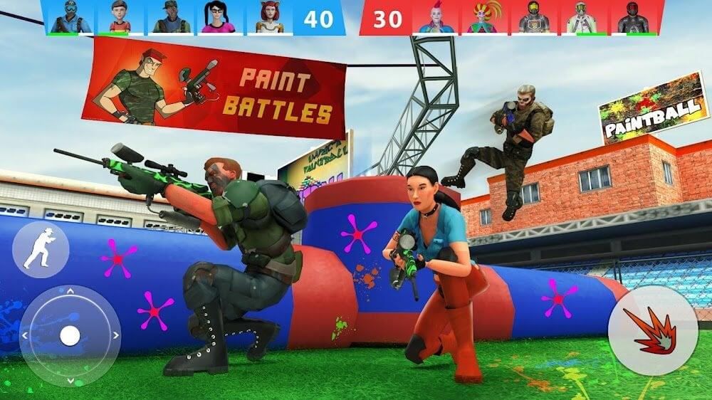 Paintball Shooting Game 3D Screenshot 1