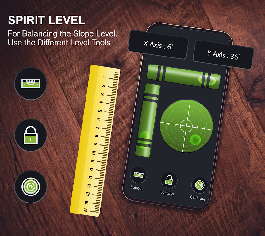 Spirit level - Bubble level экрана 3