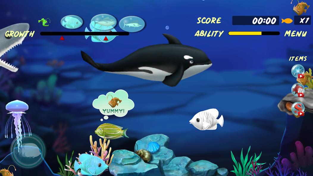 Screenshot Let Me Eat :Big fish eat small Mod 2