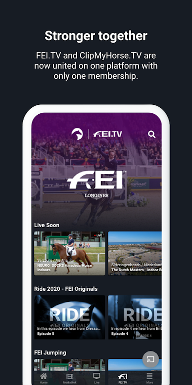 ClipMyHorse.TV & FEI.TV zrzut ekranu 3