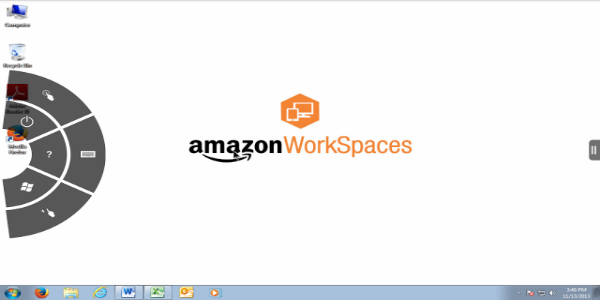 Screenshot Amazon WorkSpaces 3
