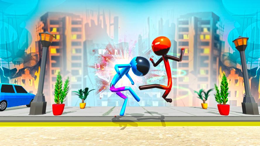 Stickman Ninja Fight: Ropehero स्क्रीनशॉट 3