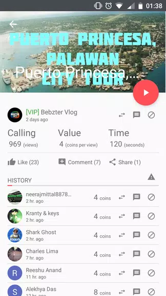 uTubeX - Views, subs, likes and comments exchange স্ক্রিনশট 3