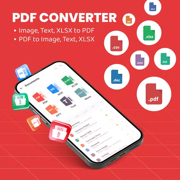 Image to PDF: PDF Converter ဖန်သားပြင်ဓာတ်ပုံ 1