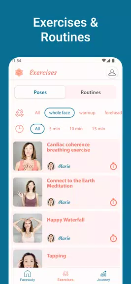 Face Yoga Exercise - Faceauty screenshot 2