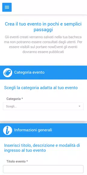 nowEvent - L’app a misura di evento screenshot 4