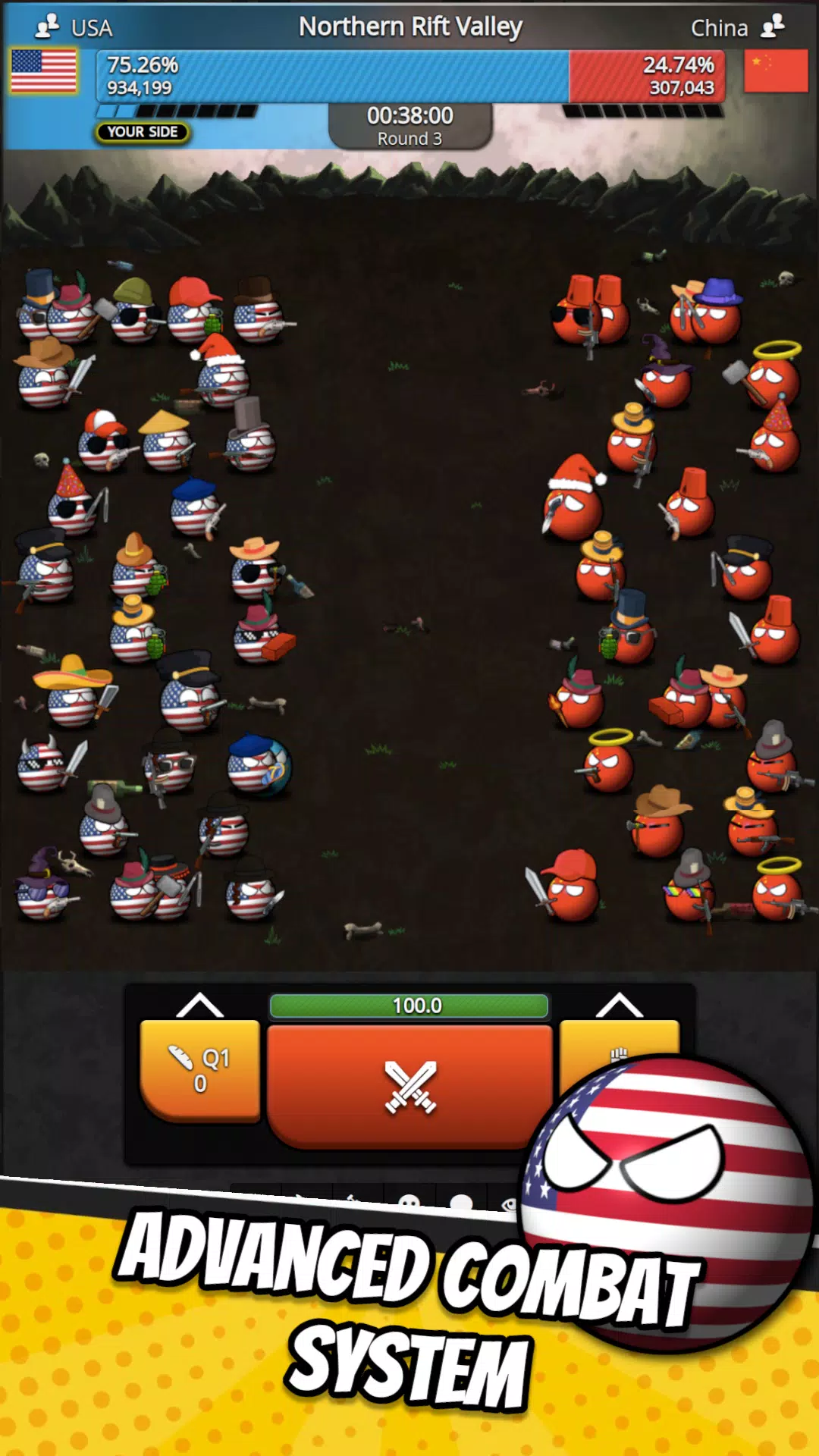 Screenshot eSim Countryballs Country Game 2