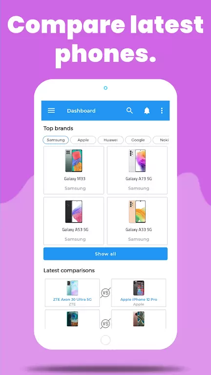Compare Phones Prices & Specs zrzut ekranu 1