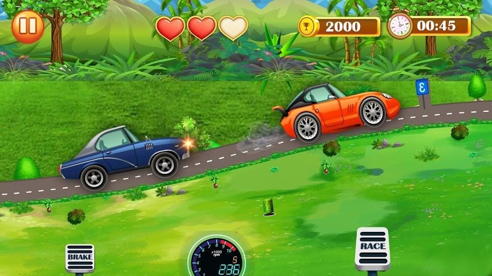 Hill Climb Car Racer-Car Game Screenshot 1